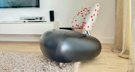 In Excellent Condition Leather Leolux Pallone Pa Design Armchair (photo 3 of 6)