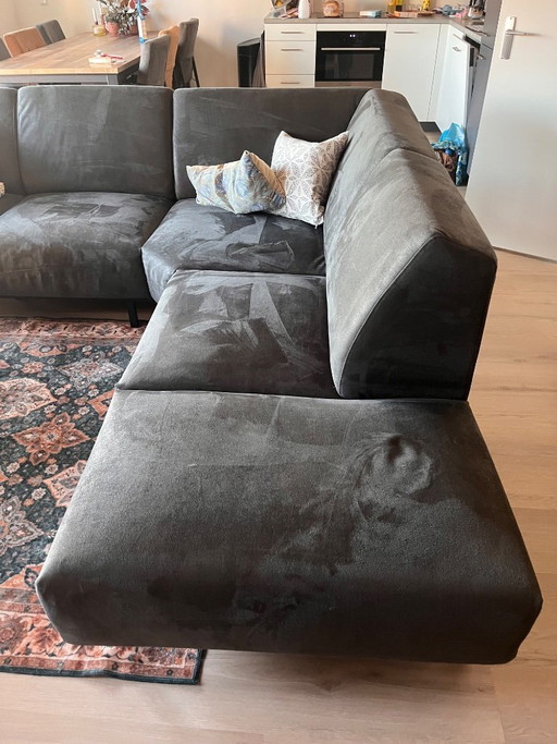 Divano angolare Van de Bommel Furniture in micropelle