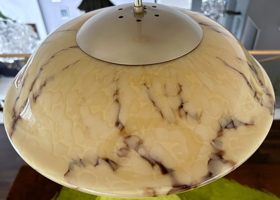 Image 1 of Art Deco Glass Pendant Light