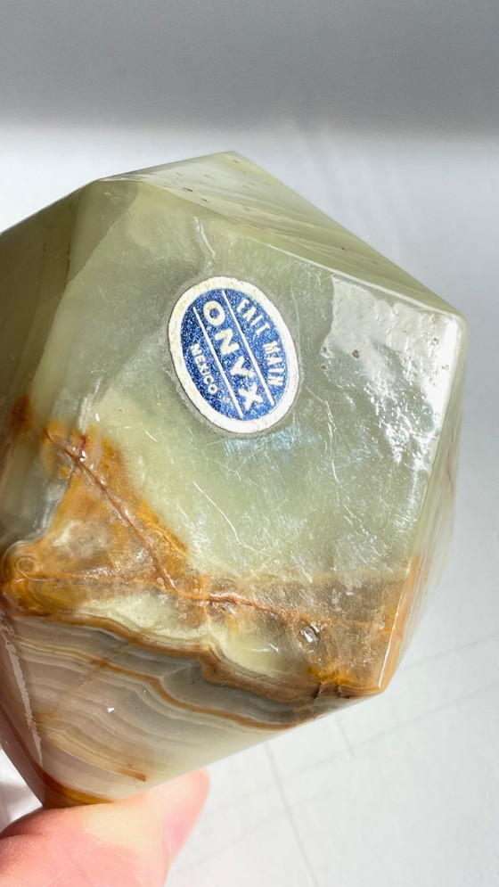 Image 1 of Vintage Onyx Paperweight