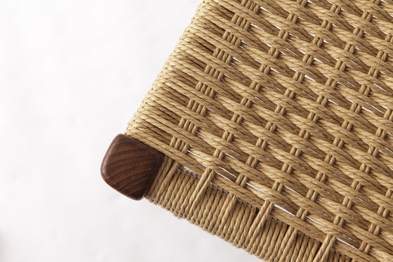 Image 1 of 1 of 8 Arne Hovmand-Olsen Chair for Mogens Kold, Danish Teak & Danish Cord, 1960s Mid-Century Modern