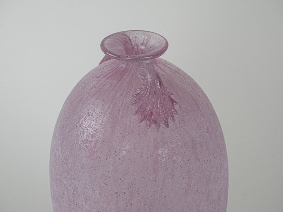 Image 1 of Jarrón de cristal de Murano, diseño italiano, años 70, fabricado en Italia.