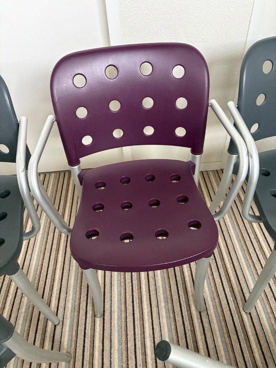 Silla Halifax mini comedor/cantina – Sillas de comedor, Plástico, Aluminio (photo 3 of 6)