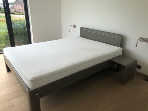 Auping Auronde 1500 afm 160x210 gris mousse