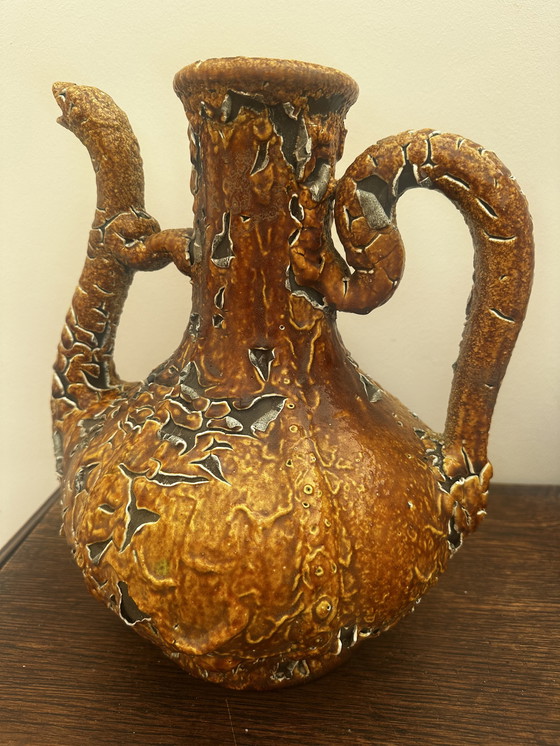Image 1 of Large vintage jug from the 60s - Ceramic Honey