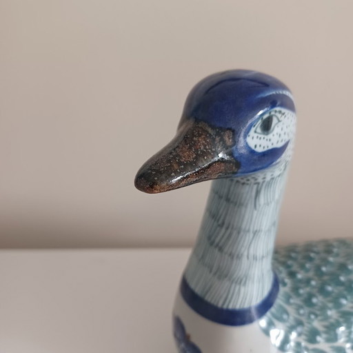 Erandi Tonala. Mexico. Vintage 1960. Hand-painted Duck.