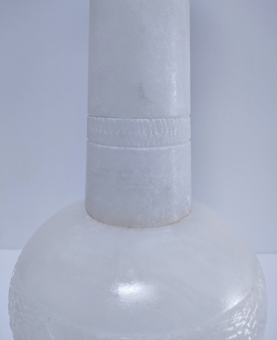 Image 1 of vase albâtre xl h. 40,5 cm vintage