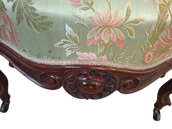 Image 1 of Paire de fauteuils d'époque à dossier ballon – Style néo-rococo (XIXe siècle)