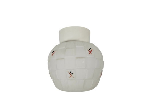 Philips – Weltraumzeitalter – Milchglas – Deckenleuchte – Holland – 1950er Jahre