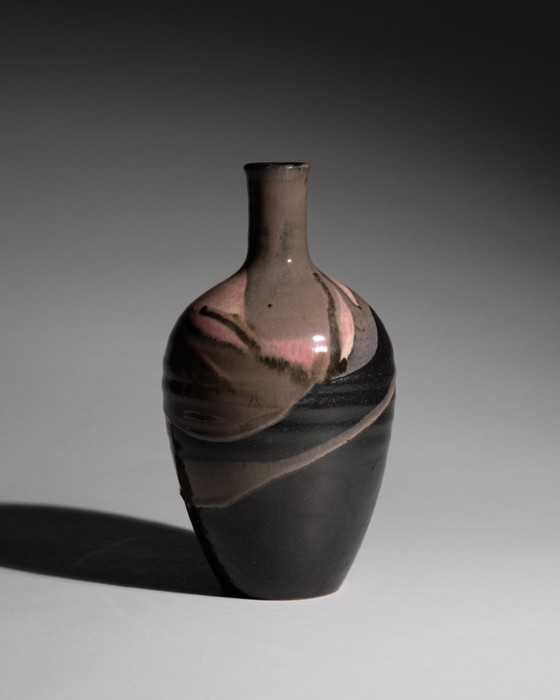 Image 1 of German Studiokeramik Artist Ceramist Wolf-Diether Pölloth Pottery Studio Vase