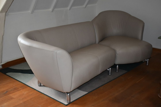 Divano in pelle Leolux Pupilla con chaise longue – Divani 3 posti (photo 6 of 6)