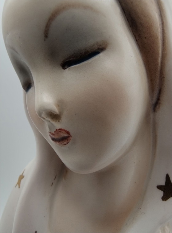 Madonna Figurine in ceramic by Igni Torino, Decorative Objects, Creme (photo 7 of 12)