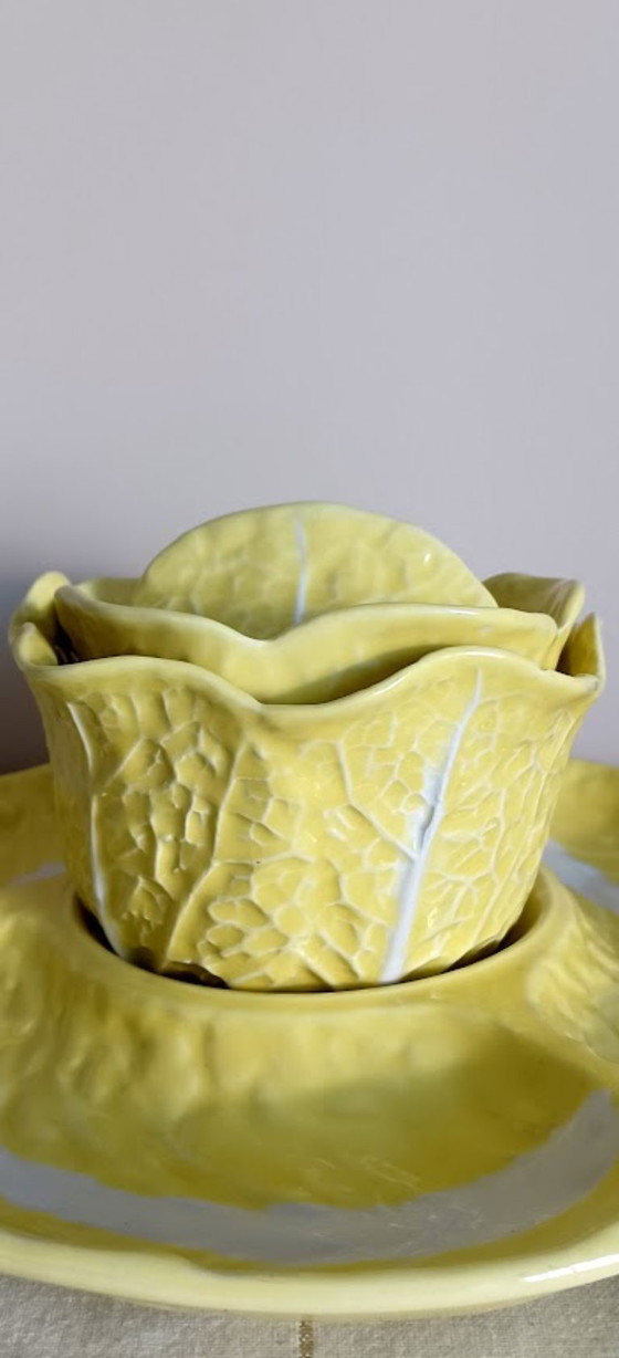 Image 1 of Secla Portuguese Ceramics - Vintage '50s-'60s Cabbageware