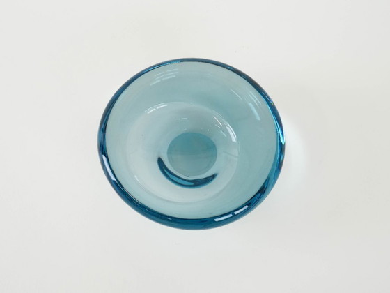 Image 1 of Glazen schaal, Deens ontwerp, jaren 60, fabrikant: Holmegaard, ontwerper: Per Lütken