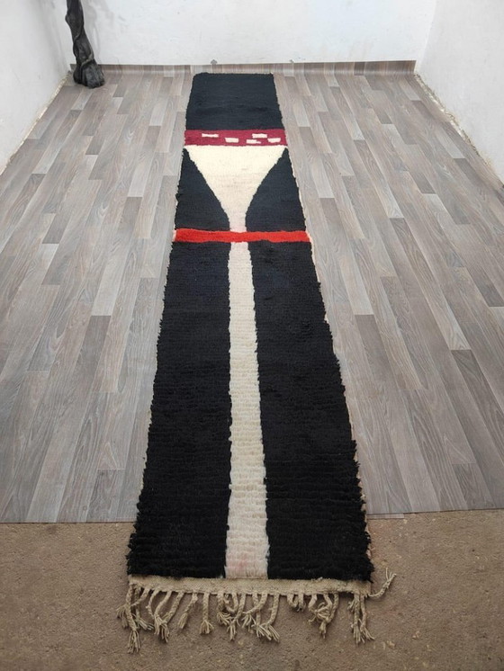 Image 1 of Moroccan Berber runner rug 300cm x 70cm