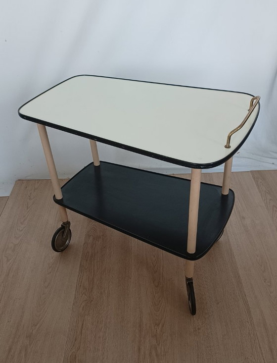 Chariot de service des années 1950 – Dessertes, Wood (photo 4 of 8)