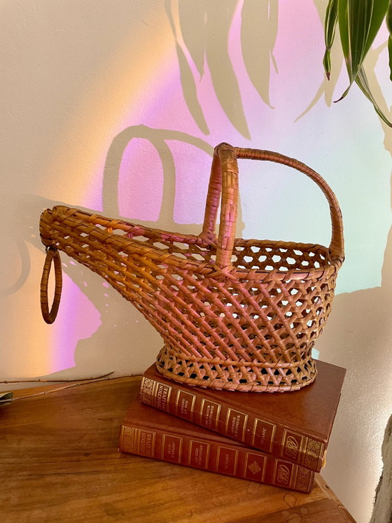 Botellero de ratán – Rattan (photo 2 of 3)