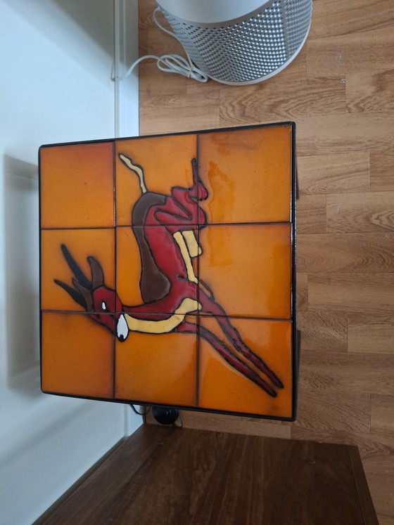 Table vintage – Tables d'appoint, Ceramic, Metal (photo 6 of 8)