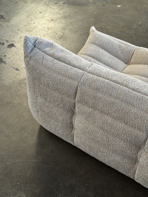 Image 1 of Ligne Roset Togo 3 Plazas Boucle Beige