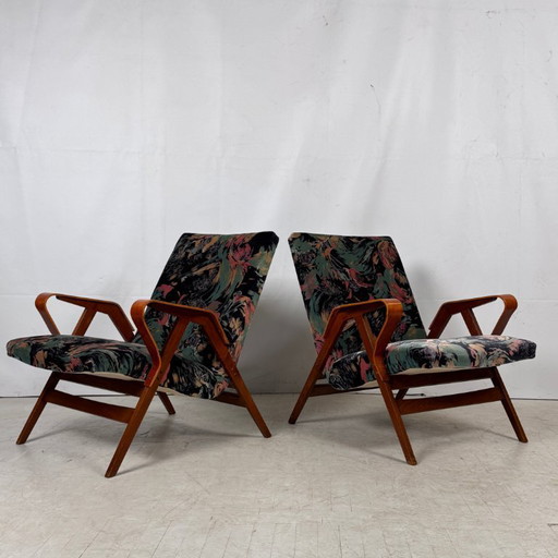 Pair of Armchairs by František Jirák for Tatra Nabytok, 1960s – Czechoslovakian Design