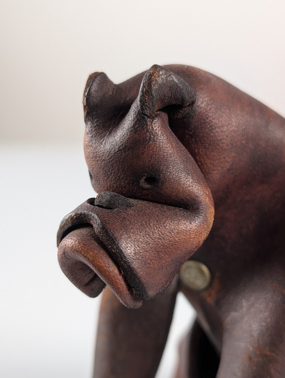 Image 1 of Cane Boxer in pelle vintage, Germania, anni '60