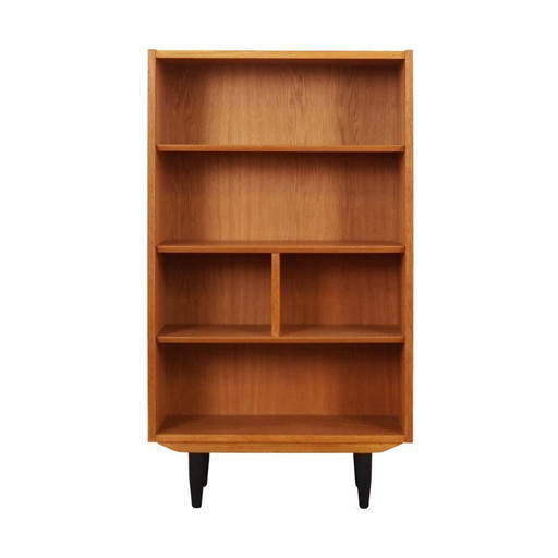 Ash bookcase, Danish design, 1970s, production: Hundevad