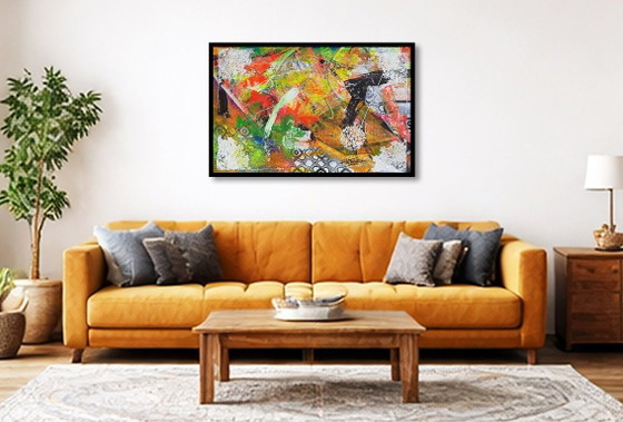 Image 1 of JUVENTUD - Pulso Cromático - Lienzo de artista
