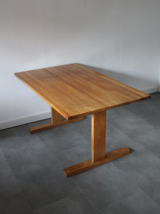 Table de salle à manger danoise vintage en chêne