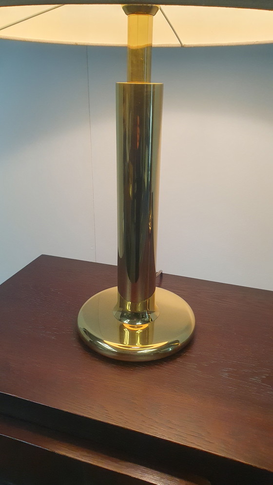 Image 1 of 2x Regency Messing Tischlampe Baulmann Leuchten, Deutschland 1980er