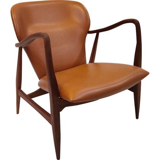 Fauteuil vintage par Arnold Madsen et Henry Schubell pour Bovenkamp, Pays-Bas 1950