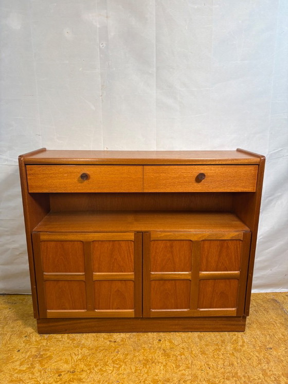 Credenza Compatta Vintage Nathan Squares Teak | Anni '60–'70 | Gamma Squares. Una favolosa Credenza Retro (photo 4 of 8)