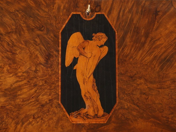 Image 1 of Scrivania da segretario in radica di amboyna, Paul Iribe, circa 1920.
