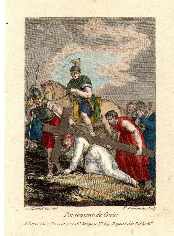 Image 1 of 7 Incisioni religiose Charles Monnet 1732-1808