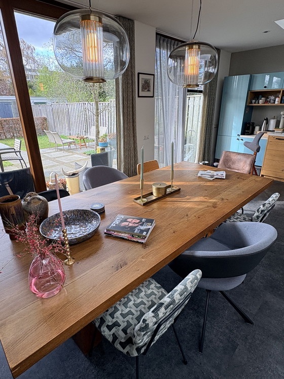 Image 1 of Diseño holandés DD Para mesa de roble 260x120