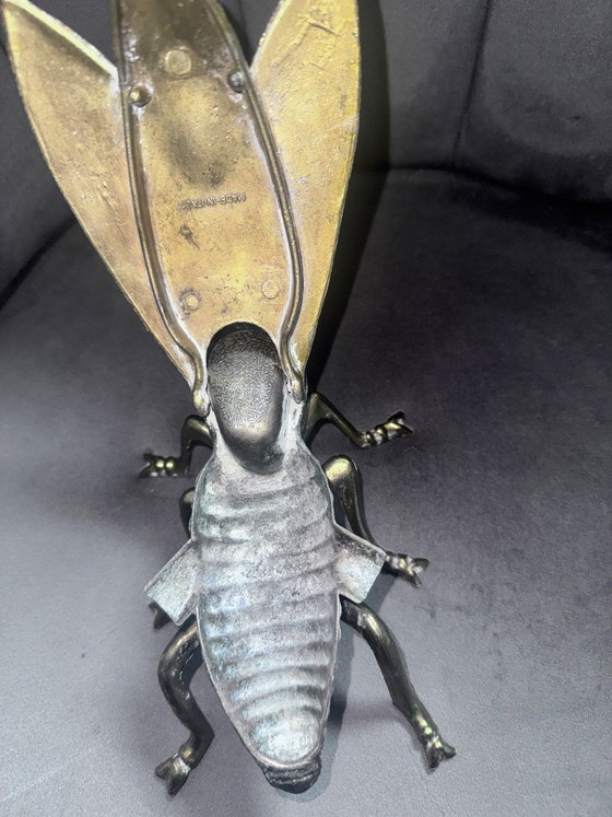 Vintage ashtray in the shape of a fly – Decorative Objects, Brass, Copper (photo 6 of 10)