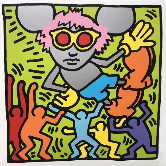 Image 1 of Keith Haring 'Andy Mouse'