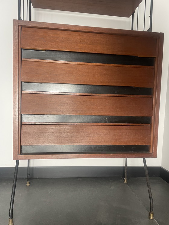 Image 1 of Vintage modular string wall system with drawers
