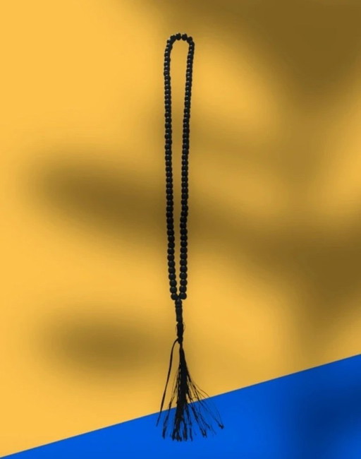 Natural citrus wood necklace, Essaouira, Morocco