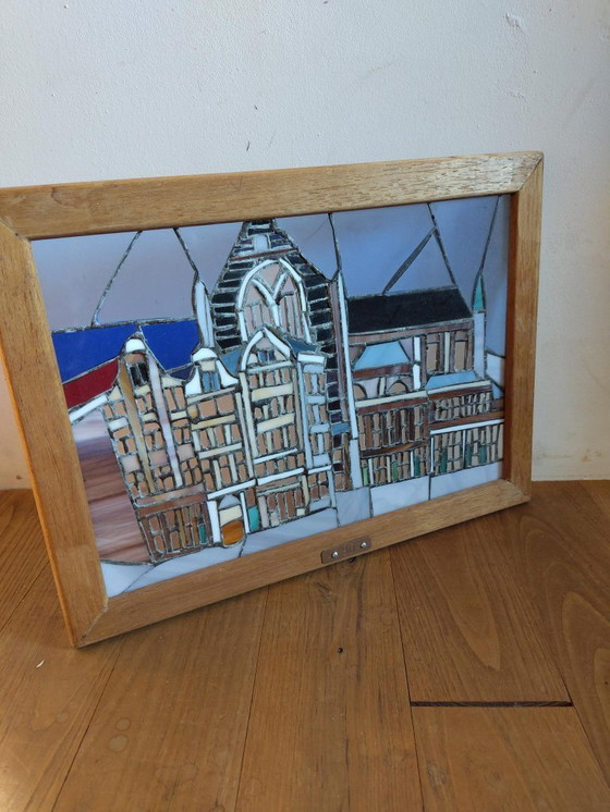 Image 1 of T.T. (Tjerk) Stolte - Vidrieras - Decoración de ventanas AMSTERDAM (90) "Nieuwe Kerk / Nieuwezijds Voorburgwal"