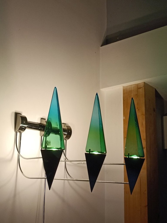 Image 1 of Importante applique par Guido De Majo pour DMI 1970s