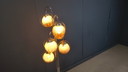 Vintage murano glass floor lamp by Mazzega, 1970s