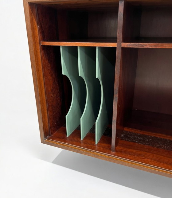 Image 1 of Palissanderhouten tambourkast van Kai Kristiansen voor Feldballes
