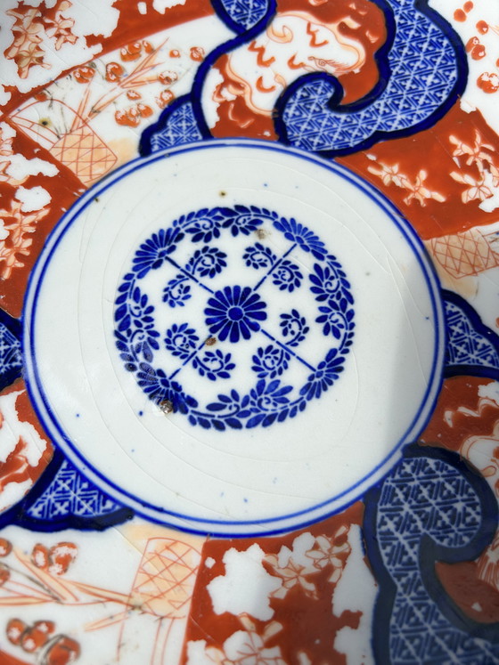 Image 1 of Japans Antiek Imari bord 30 centimeter uit 1868-1910