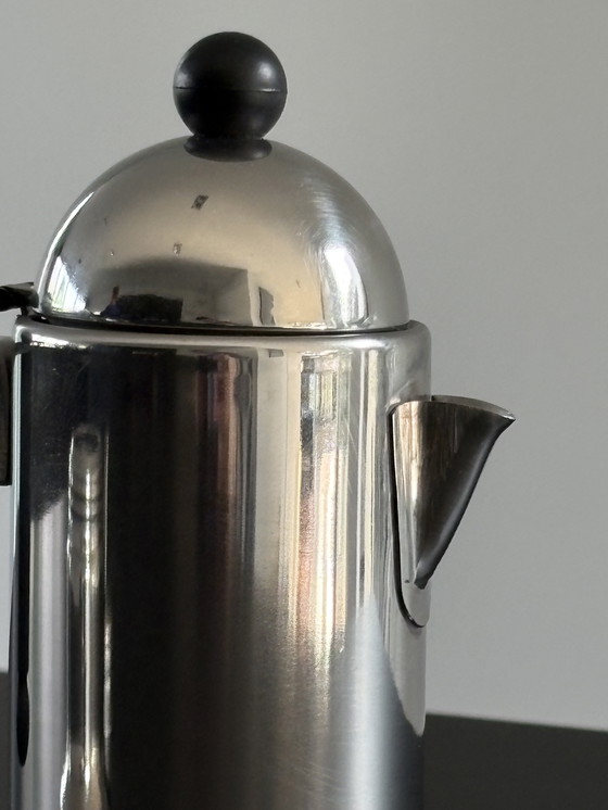 Image 1 of Caffettiera a percolazione / moka Vev Vigano Kontessa in acciaio inossidabile vintage anni '80