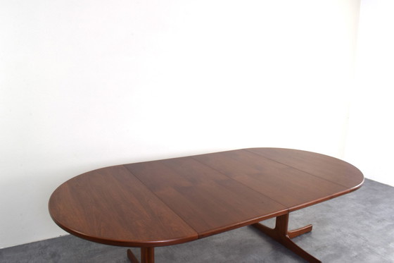 Image 1 of Table de salle à manger extensible en teck danoise du Mid Century, années 1960.