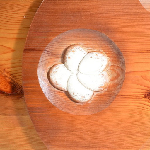 “Nest” – Monumental Hand Carved Oak Wall Sculpture By Alojz Petráš, 1979