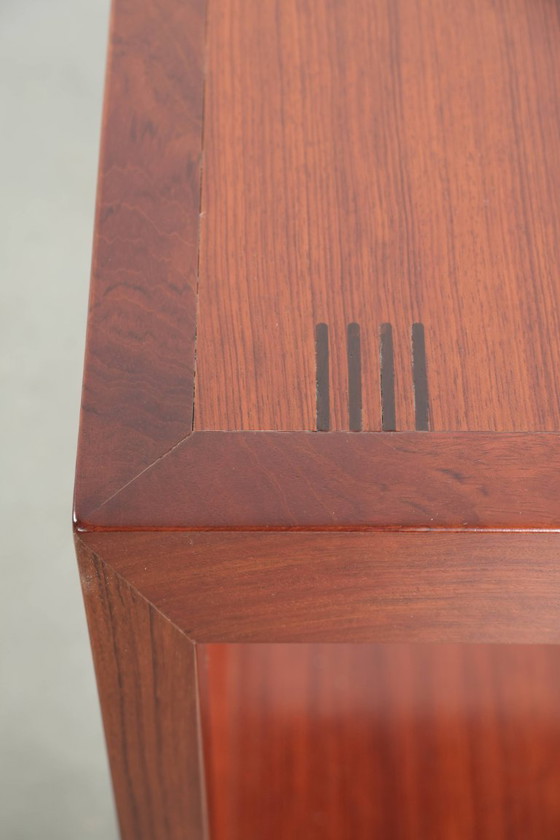 Image 1 of Table d'appoint carrée haute exceptionnelle, modèle Schuitema de la série Decoforma, de style Art Déco.