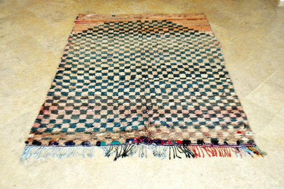 Image 1 of Vintage Boujaad Checker Rug – 243 x 174 cm
