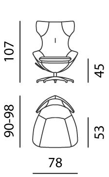 Caruzzo – Leolux, fauteuils (photo 2 of 2)