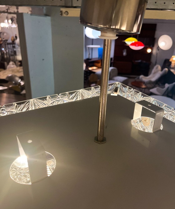 Image 1 of Mid-Century Glass Chandelier by Kamenicky Senov, Czech Republic, 1960s - 10 Available